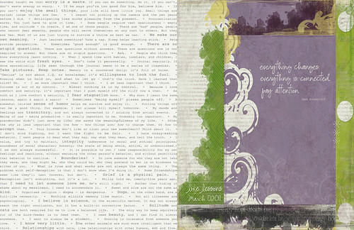 Yesterday & Today, Week 10, 2-Page LayOut
