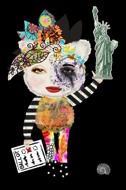 GRAB THEM BY THE BALLOT: ART DOLL